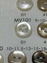 MV101 NÚT DAIYA Cúc Polyester Giống Vỏ Trai/sò/xà Cừ DAIYA BUTTON Ảnh phụ