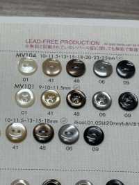 MV101 NÚT DAIYA Cúc Polyester Giống Vỏ Trai/sò/xà Cừ DAIYA BUTTON Ảnh phụ