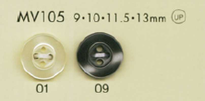 MV105 DAIYA BUTTONS Nút Polyester Kiểu Vỏ Trai/sò/xà Cừ