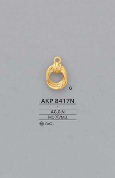 AKP8417N Khoen Tròn điểm Dây Khoá Kéo (Tay Kéo Phéc Mơ Tuya)