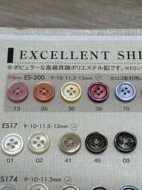 ES200 Vỏ Cao Cấp Giống Như Cúc Polyester Bốn Lỗ Có Vỏ Trai/sò/xà Cừ DAIYA BUTTON Ảnh phụ