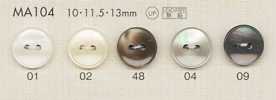 MA104 Cúc Polyester Giả Vỏ Trai DAIYA BUTTONS