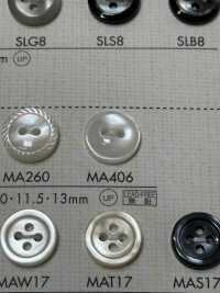 MA406 NÚT DAIYA Cúc Polyester Giống Vỏ Trai/sò/xà Cừ DAIYA BUTTON Ảnh phụ