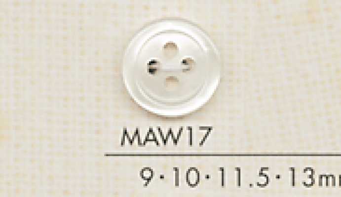 MAW17 DAIYA BUTTONS Cúc Polyester Giả Xà Cừ