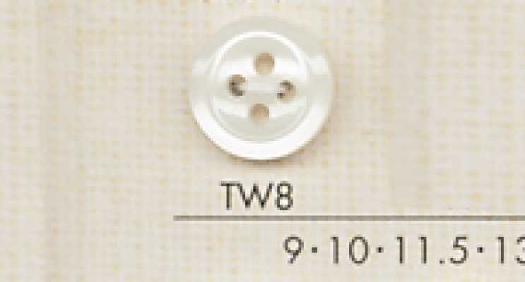TW8 DAIYA BUTTONS Cúc Polyester Giả Vỏ Trai