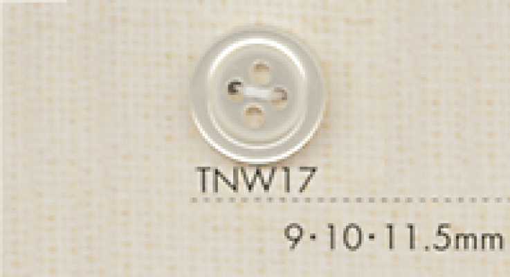 TNW17 DAIYA BUTTONS Cúc Polyester Giả Xà Cừ Chịu Nhiệt