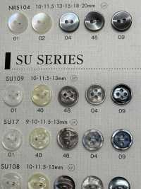 SU109 NÚT DAIYA Cúc Polyester Giống Vỏ Trai/sò/xà Cừ DAIYA BUTTON Ảnh phụ