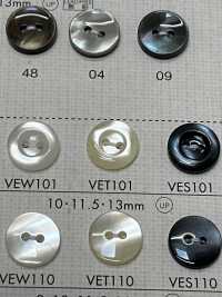 VEW101 NÚT DAIYA Cúc Polyester Giống Vỏ Trai/sò/xà Cừ DAIYA BUTTON Ảnh phụ