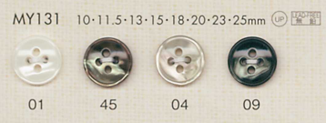 MY131 DAIYA BUTTONS Cúc Polyester Giả Vỏ Trai