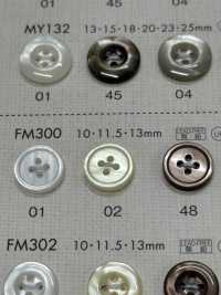 FM300 NÚT DAIYA Cúc Polyester Giống Vỏ Trai/sò/xà Cừ DAIYA BUTTON Ảnh phụ