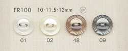 FR100 Cúc Polyester Giả Xà Cừ DAIYA BUTTONS