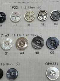 7163 NÚT DAIYA Cúc Polyester Giống Vỏ Trai/sò/xà Cừ DAIYA BUTTON Ảnh phụ