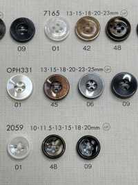 OPH331 NÚT DAIYA Cúc Polyester Giống Vỏ Trai/sò/xà Cừ DAIYA BUTTON Ảnh phụ