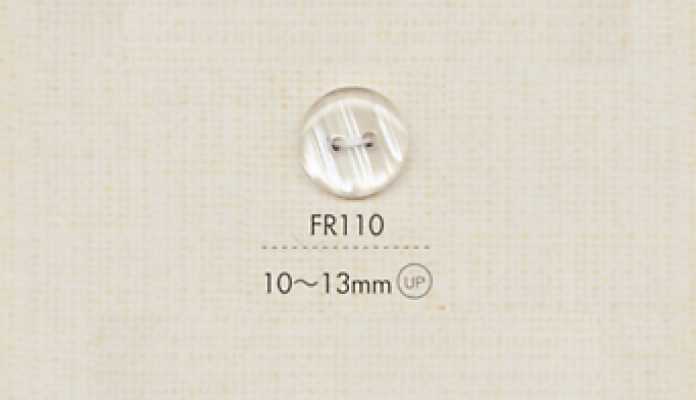 FR110 DAIYA BUTTONS Cúc Trong Suốt 2 Lỗ (Vân Sọc)