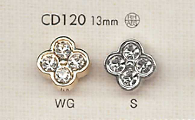CD120 Cúc Hình Hoa đính đá