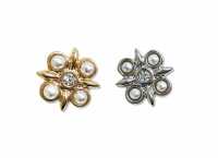CD121 Cúc Trang Sức đính đá Rhinestone DAIYA BUTTON Ảnh phụ