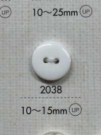 2038 DAIYA BUTTONS Cúc Polyester Phẳng 2 Lỗ DAIYA BUTTON Ảnh phụ