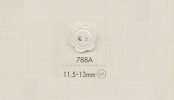 788A DAIYA BUTTONS Cúc Polyester 2 Lỗ (Hình Hoa)