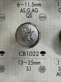CB1022 Cúc Bạc Cho áo Khoác Kim Loại DAIYA BUTTON Ảnh phụ