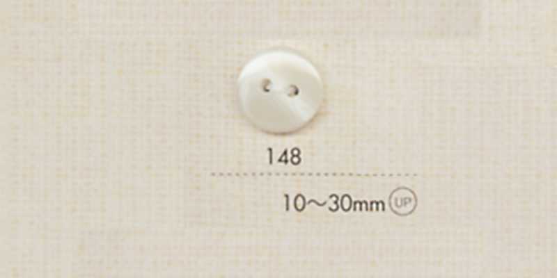 148 DAIYA BUTTONS Cúc Polyester Kiểu Sừng Trâu Hai Lỗ