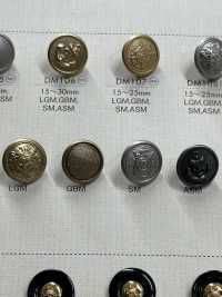DM102 Cúc Kim Loại áo Khoác đơn Giản DAIYA BUTTON Ảnh phụ