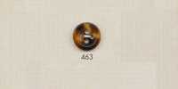 463 DAIYA BUTTONS Nút Polyester Giả Sừng Trâu 4 Lỗ (Nâu)
