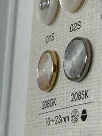208GK Cúc Nhựa Sơ Mi 4 Lỗ đơn Giản DAIYA BUTTON Ảnh phụ
