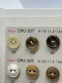 OPU307 Cúc Polyester 4 Lỗ Hình Mai Rùa DAIYA BUTTON Ảnh phụ