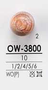 OW-3800 Cúc Gỗ Hình Cầu đầy Màu Sắc