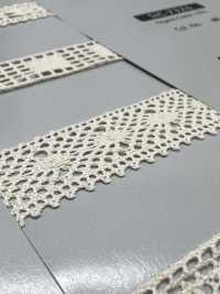 SIC-7262 Ren / Đăng Ten Xoắn Bằng Cotton Hữu Cơ /15mm SHINDO(SIC) Ảnh phụ