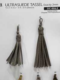 SIC-8863 Dây Tua Rua Trang Trí Bằng Chất Liệu Da Lộn 2mm[Ruy Băng, Băng, Dây] SHINDO(SIC) Ảnh phụ