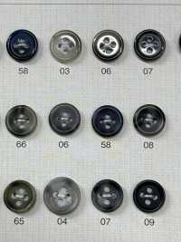OP80 Cúc Polyester 4 Lỗ Hình Con Trâu đầy Màu Sắc DAIYA BUTTON Ảnh phụ
