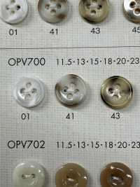 OPV700 Cúc Polyester Cho áo Sơ Mi Và áo Khoác Dạng Trâu DAIYA BUTTON Ảnh phụ