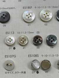 ES113 Cúc Polyester Giống Vỏ Trai/sò/xà Cừ Sang Trọng DAIYA BUTTON Ảnh phụ