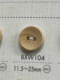 BXW104 Cúc 2 Lỗ Bằng Gỗ Chất Liệu Tự Nhiên DAIYA BUTTON Ảnh phụ