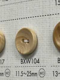 BXW104 Cúc 2 Lỗ Bằng Gỗ Chất Liệu Tự Nhiên DAIYA BUTTON Ảnh phụ