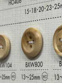BXW800 Cúc 4 Lỗ Bằng Gỗ Chất Liệu Tự Nhiên DAIYA BUTTON Ảnh phụ