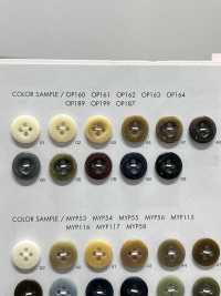 OP199 Cúc Polyester 4 Lỗ Mờ Giống Hình Con Trâu Thanh Lịch DAIYA BUTTON Ảnh phụ