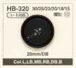 HB-320 Chất Liệu Tự Nhiên Cúc Sừng Trâu 4 Lỗ Dùng Cho áo Khoác / áo Khoác Trâu
