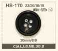 HB-170 Cúc Sừng Trâu 4 Lỗ Chất Liệu Tự Nhiên Cho Comple / áo Khoác Trâu