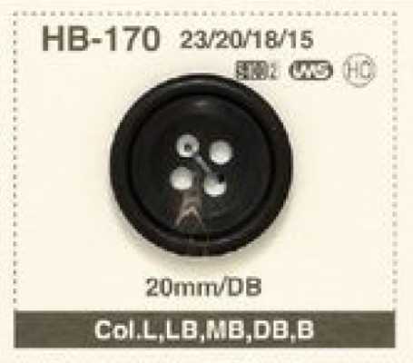 HB-170 Cúc Sừng Trâu 4 Lỗ Dùng Cho Comple, áo Khoác, Chất Liệu Tự Nhiên