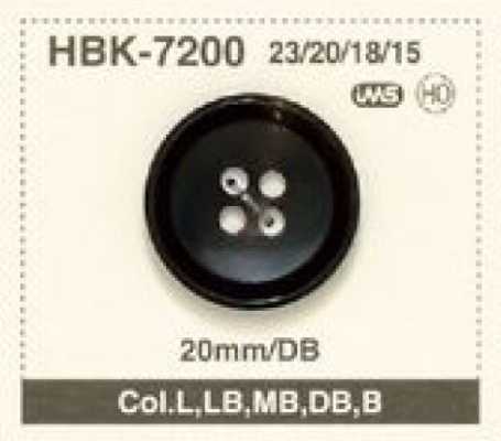HBK-7200 Cúc Sừng Trâu Chất Liệu Tự Nhiên, 4 Lỗ, Dùng Cho Comple Và áo Khoác