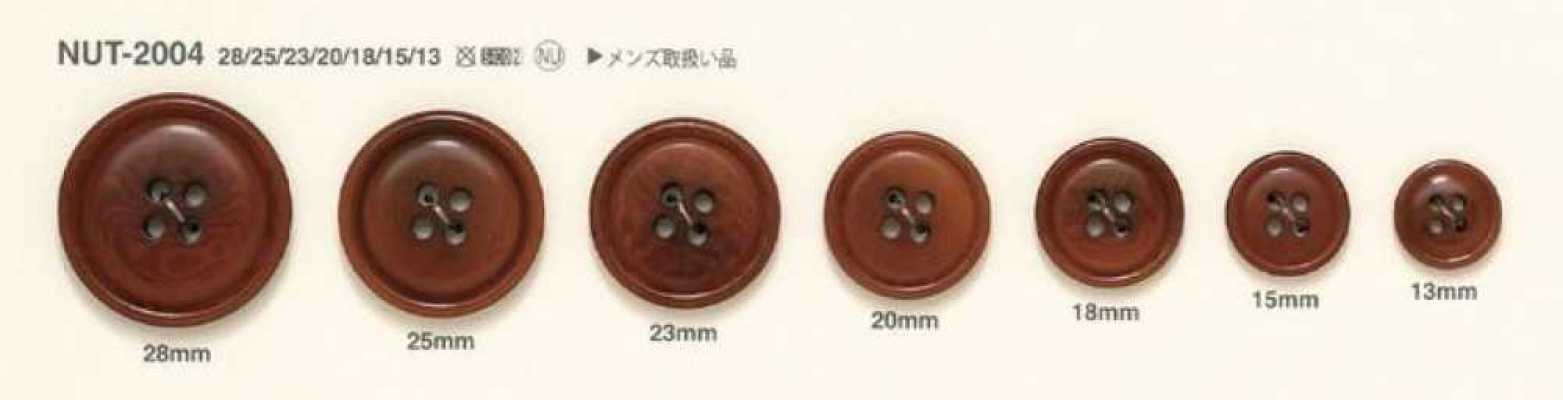 NUT-2004 Cúc 4 Lỗ Bằng Hạt Tự Nhiên