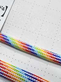 RBW-01R(S) Dây Cầu Vồng 4MM[Ruy Băng, Băng, Dây] Cordon Ảnh phụ