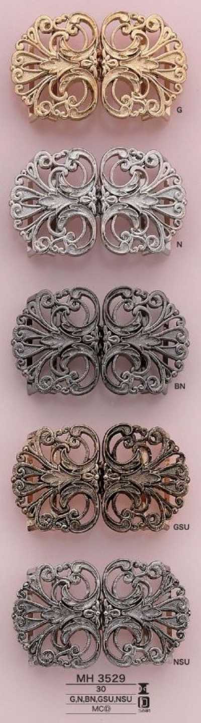 MH3529 Mặt Thắt Lưng Fick Kiểu Art Nouveau