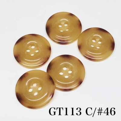 GT113 Cúc Polyester Giả Sừng Trâu