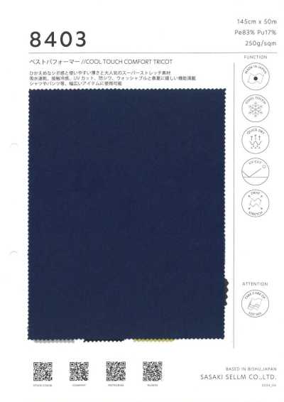 8403 Best Performer Vải Tricot Mát Lạnh Khi Chạm