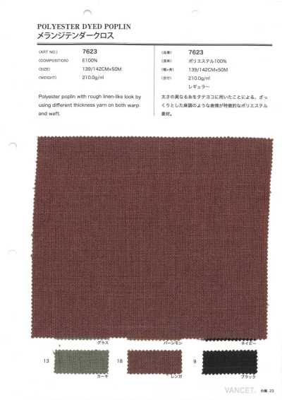 7623 Vải Mélange Mềm