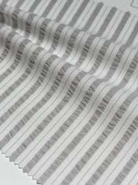 KKF8586-W-1 Vải Sọc Nhăn Căng Kẻ Sọc Rộng Uni Textile Ảnh phụ