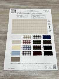 KKF8586-W-2 Kẻ Caro Khổ Rộng Co Giãn Vải Sọc Nhăn Uni Textile Ảnh phụ